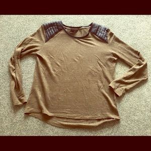 Zara Army Green Long Sleeve Shirt